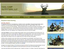 Tablet Screenshot of coalcampoutfitters.com